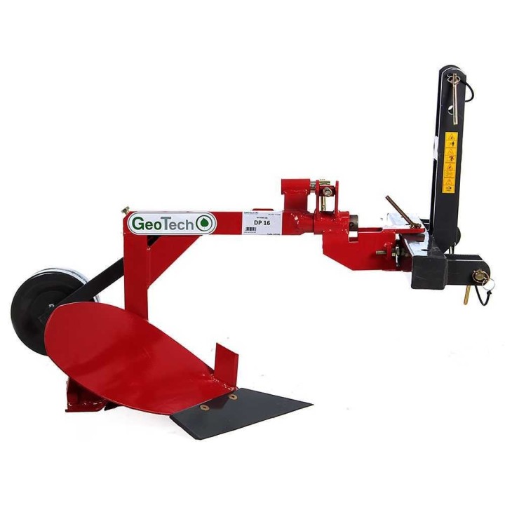GeoTech DP16 yksiteräinen aura, 41 cm, pienille traktoreille