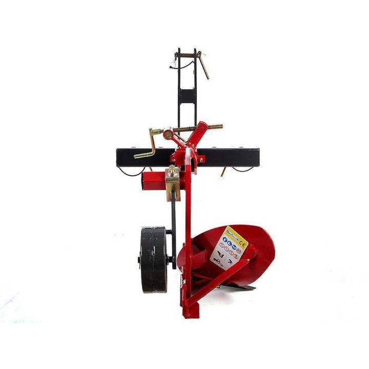 GeoTech DP16 yksiteräinen aura, 41 cm, pienille traktoreille