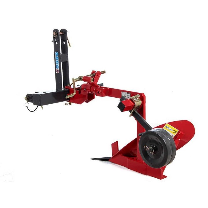 GeoTech DP16 yksiteräinen aura, 41 cm, pienille traktoreille