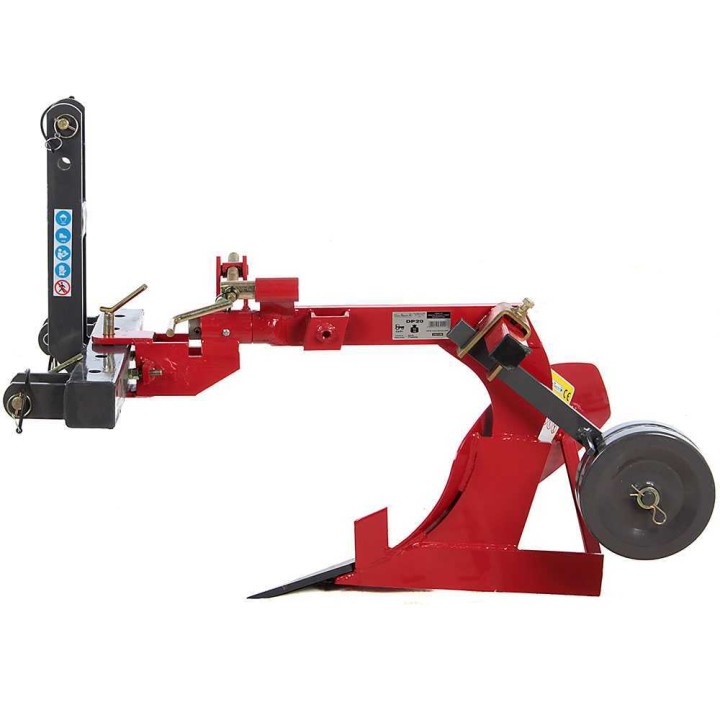 GeoTech DP20 yksiteräinen aura, kolmipistekiinnitys, 39,5 cm