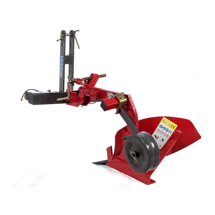 GeoTech DP20 yksiteräinen aura, kolmipistekiinnitys, 39,5 cm