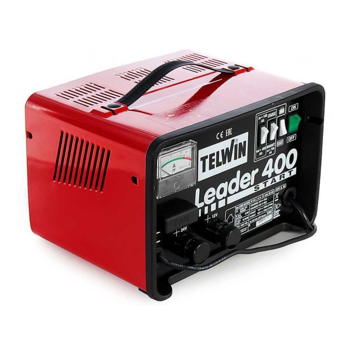 Telwin Leader 400 Start akkulaturi ja käynnistyslaite, 12–24 V, 300 A