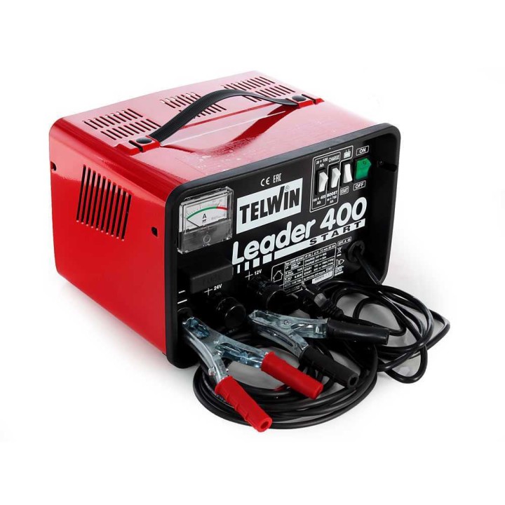 Telwin Leader 400 Start akkulaturi ja käynnistyslaite, 12–24 V, 300 A