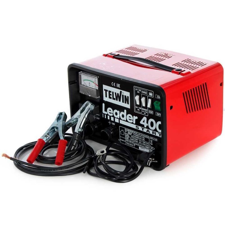 Telwin Leader 400 Start akkulaturi ja käynnistyslaite, 12–24 V, 300 A