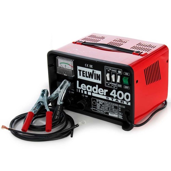 Telwin Leader 400 Start akkulaturi ja käynnistyslaite, 12–24 V, 300 A