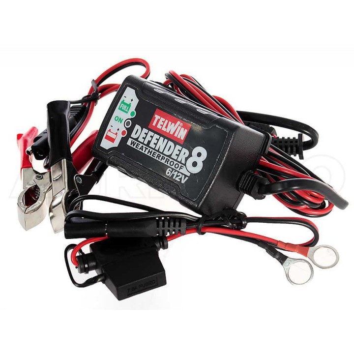 Telwin Defender 8 akkulaturi ja ylläpitolaturi, 6–12 V, 15 W