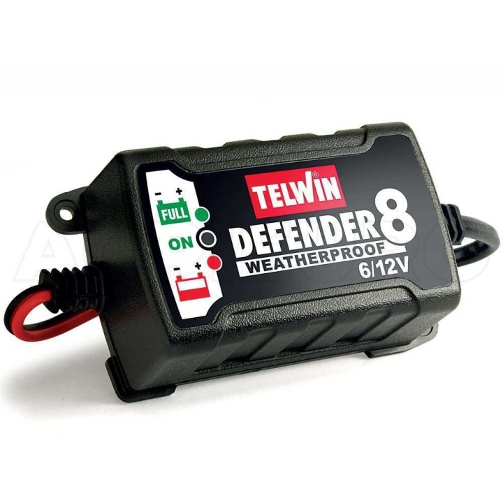 Telwin Defender 8 akkulaturi ja ylläpitolaturi, 6–12 V, 15 W