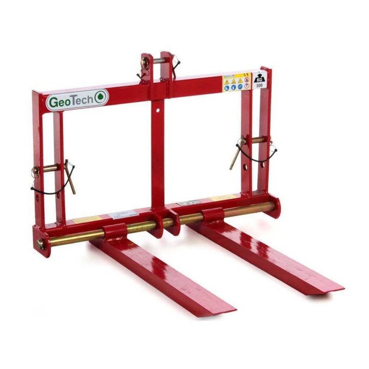 GeoTech D300 traktorin haarukat 300 kg kolmipistekiinnitys