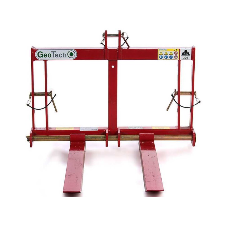 GeoTech D300 traktorin haarukat, 300 kg, kolmipistekiinnitys