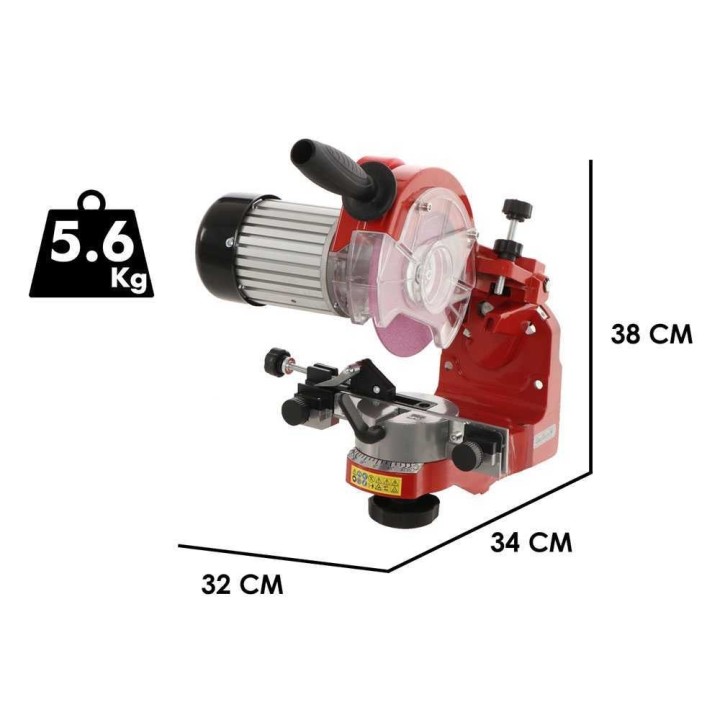 GeoTech F 800 sähköinen ketjunteroitin moottorisahoille, 230 W, 230 V