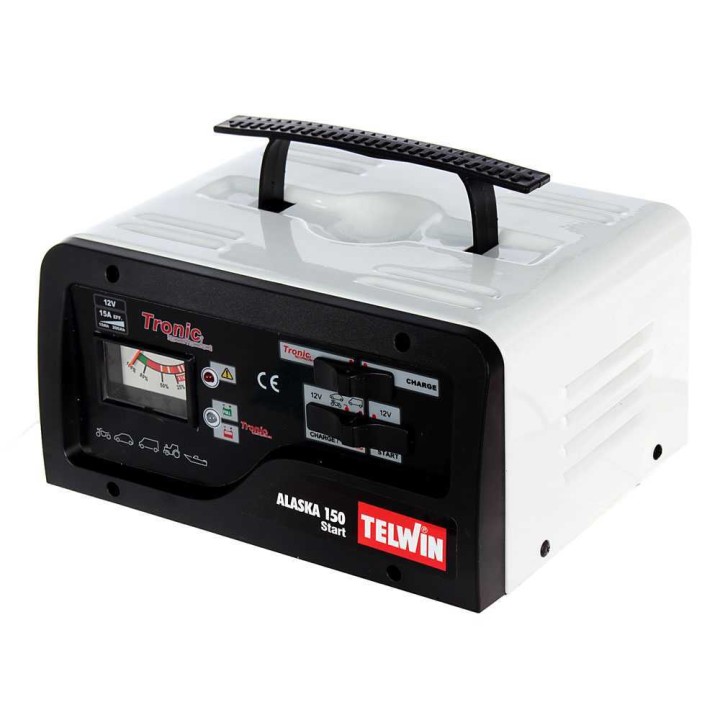 Telwin Alaska 150 Start akkulaturi, käynnistin ja ylläpitolaturi, 12 V, 10–200 Ah
