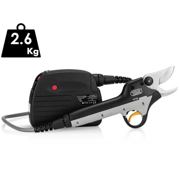 Volpi Kamikaze KV700 sähköoksasakset, 44 V, 4,4 Ah, 40 mm