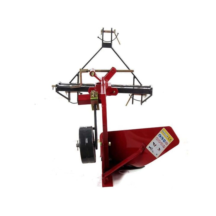 GeoTech DP35 yksisiipinen aura traktoriin, 43 cm, ruuvisäätö