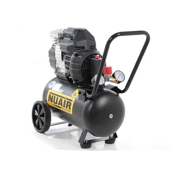 Nuair Sil Air 244/24 hiljainen öljytön kompressori, 1,5 HP, 24 l, 8 bar