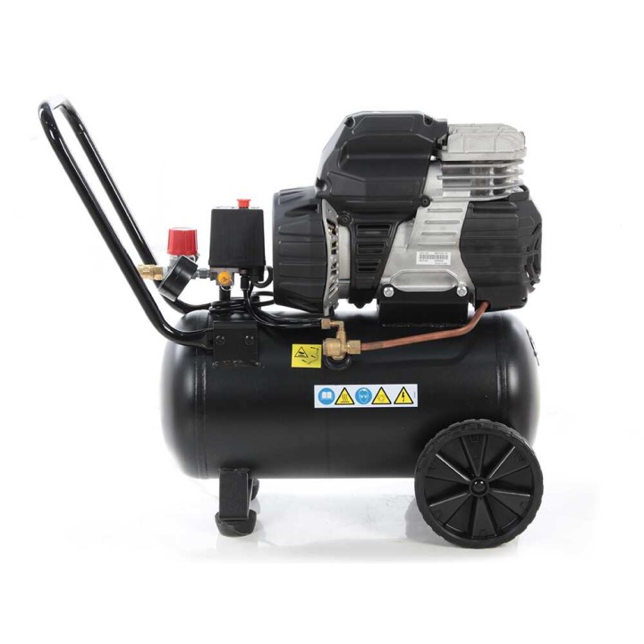 Nuair Sil Air 244/24 hiljainen öljytön kompressori, 1,5 HP, 24 l, 8 bar