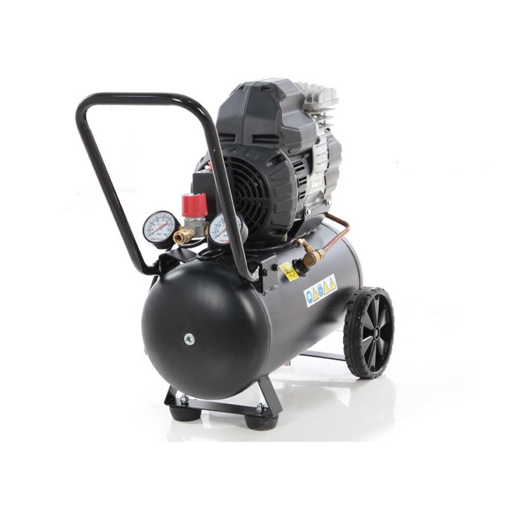 Nuair Sil Air 244/24 hiljainen öljytön kompressori, 1,5 HP, 24 l, 8 bar