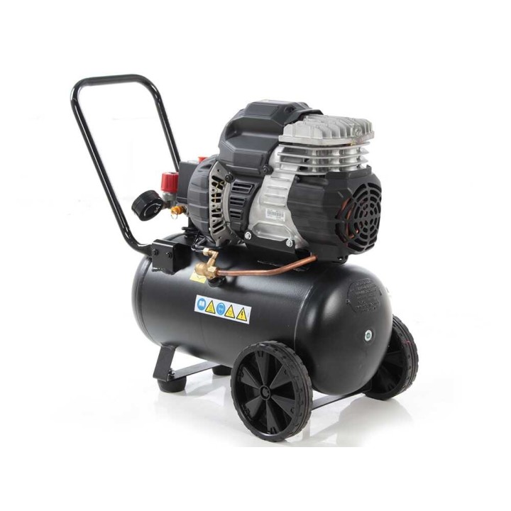 Nuair Sil Air 244/24 hiljainen öljytön kompressori, 1,5 HP, 24 l, 8 bar