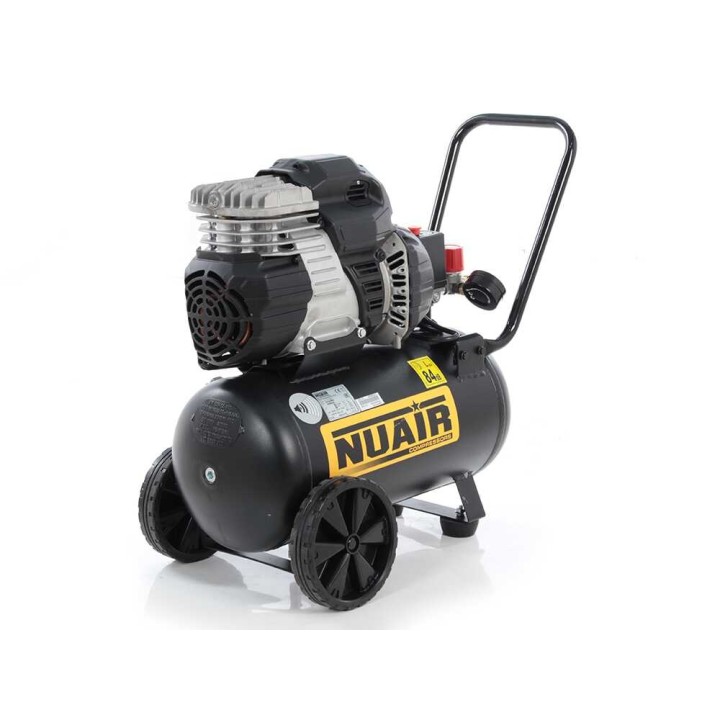 Nuair Sil Air 244/24 hiljainen öljytön kompressori, 1,5 HP, 24 l, 8 bar