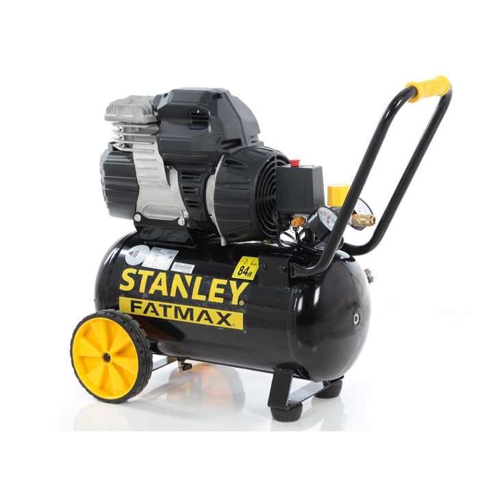Stanley Sil Air 244/24 hiljainen öljytön kompressori, 1,5 HP, 24 l, 8 bar