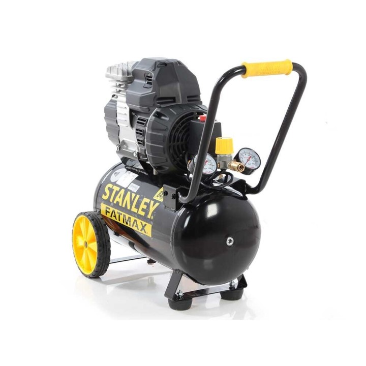 Stanley Sil Air 244/24 hiljainen öljytön kompressori, 1,5 HP, 24 l, 8 bar