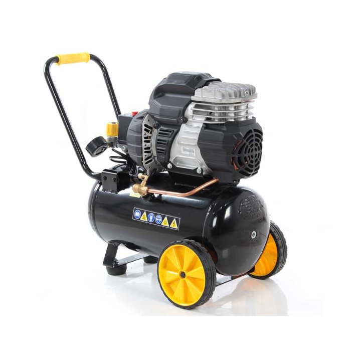 Stanley Sil Air 244/24 hiljainen öljytön kompressori, 1,5 HP, 24 l, 8 bar