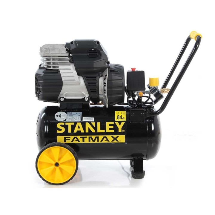 Stanley Sil Air 244/24 hiljainen öljytön kompressori, 1,5 HP, 24 l, 8 bar