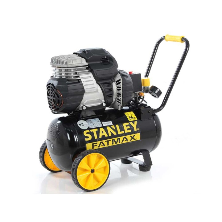 Stanley Sil Air 244/24 hiljainen öljytön kompressori, 1,5 HP, 24 l, 8 bar