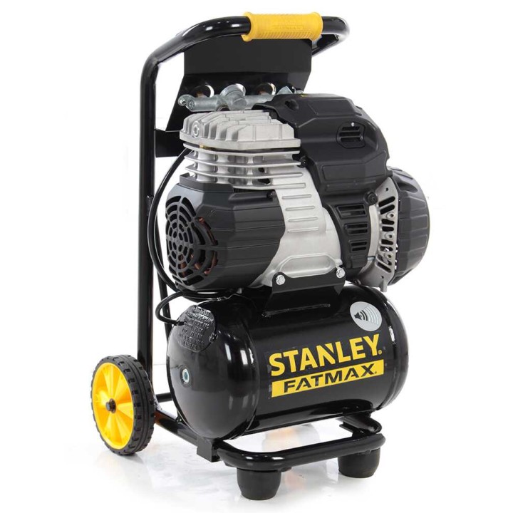 Stanley Sil Air 244/10 PCM öljytön pystymallinen kompressori, 1,5 HP, 10 l, 8 bar