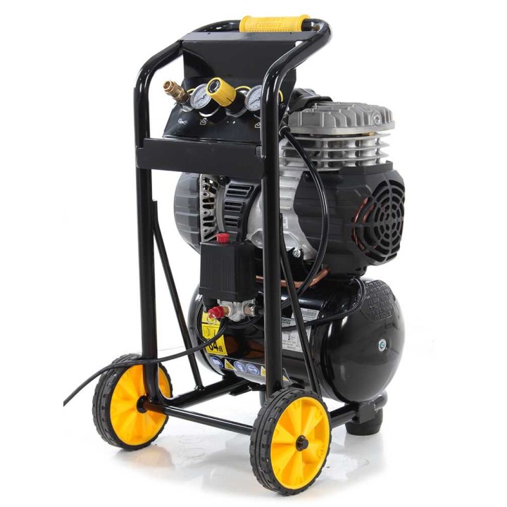 Stanley Sil Air 244/10 PCM öljytön pystymallinen kompressori, 1,5 HP, 10 l, 8 bar