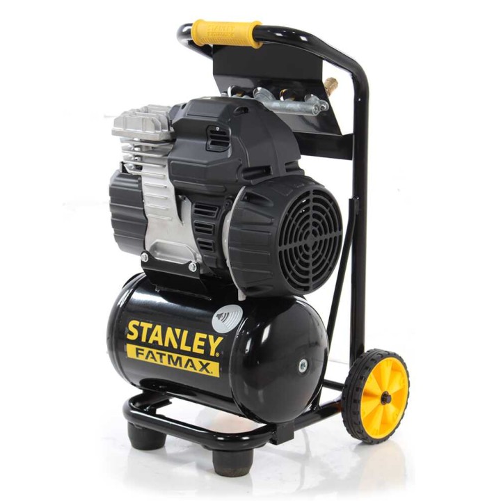 Stanley Sil Air 244/10 PCM öljytön pystymallinen kompressori, 1,5 HP, 10 l, 8 bar