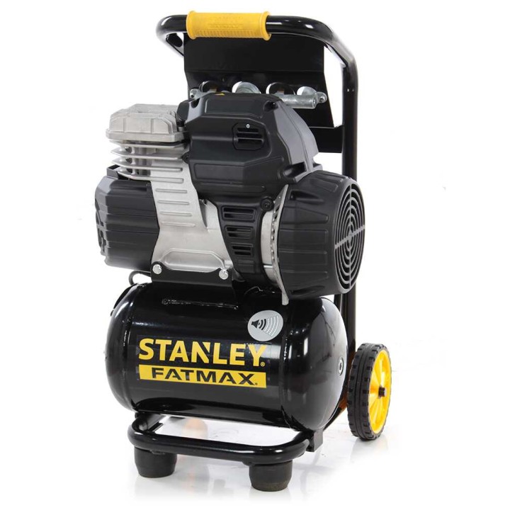 Stanley Sil Air 244/10 PCM öljytön pystymallinen kompressori, 1,5 HP, 10 l, 8 bar