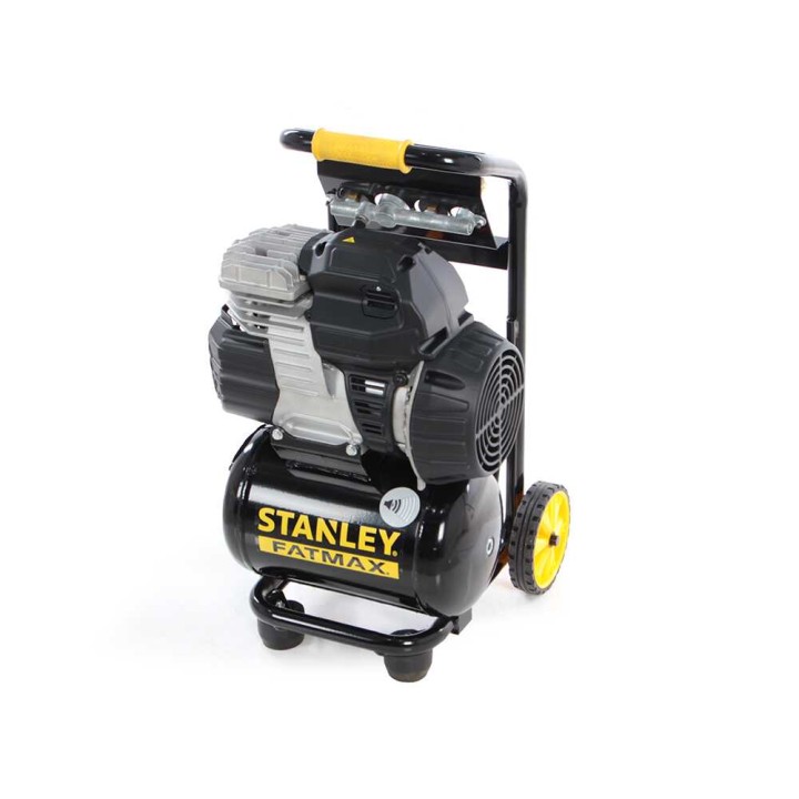 Stanley Sil Air 244/10 PCM öljytön pystymallinen kompressori, 1,5 HP, 10 l, 8 bar