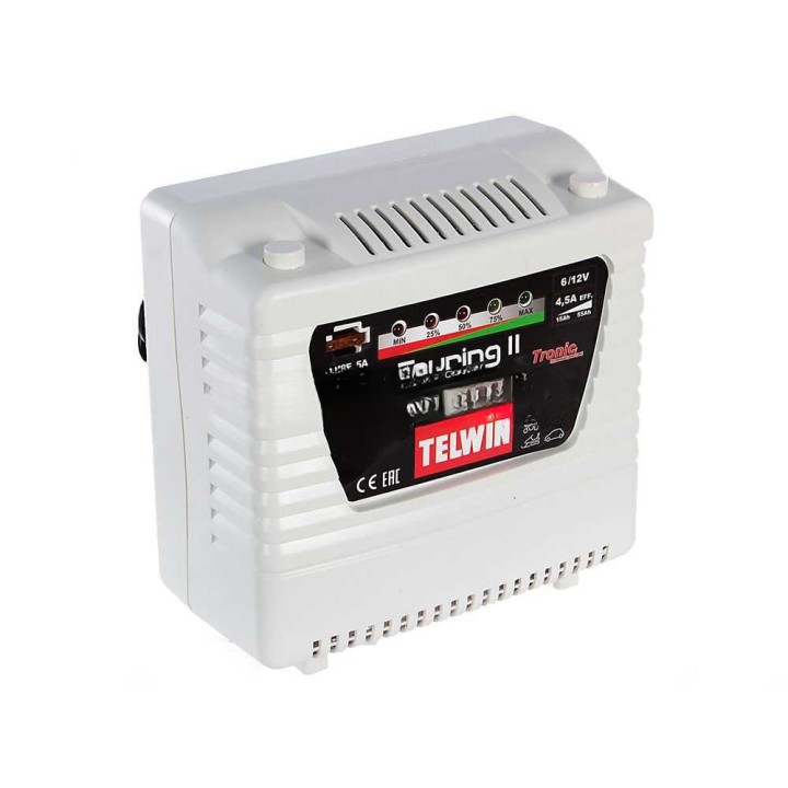 Telwin Touring 11 -akkulaturi, 6–12 V, 60 W