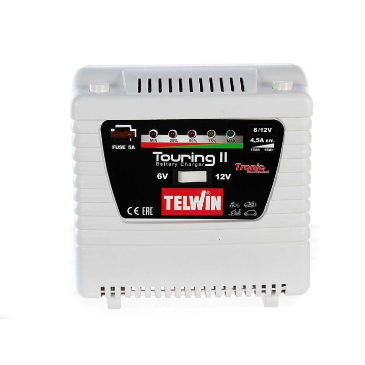 Telwin Touring 11 -akkulaturi, 6–12 V, 60 W
