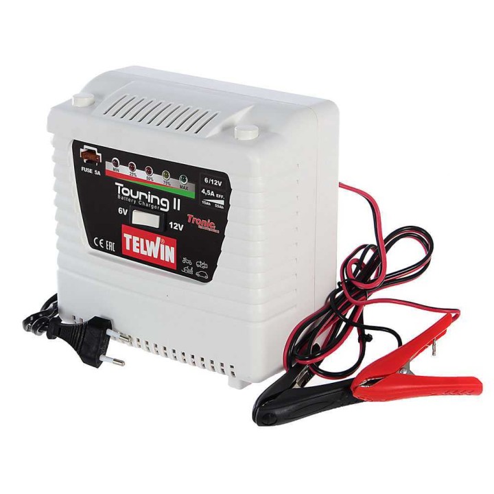 Telwin Touring 11 -akkulaturi, 6–12 V, 60 W