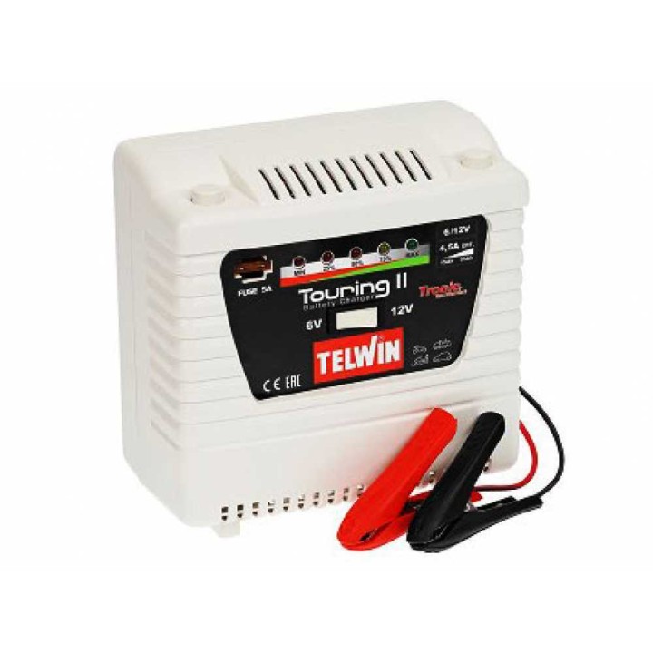Telwin Touring 11 -akkulaturi, 6–12 V, 60 W