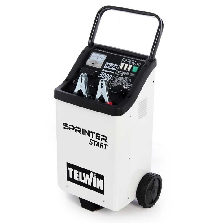 Telwin Sprinter 3000 Start akkulaturi ja käynnistyslaite, 12–24 V, 300 A