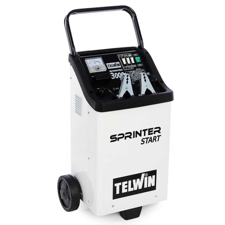 Telwin Sprinter 3000 Start akkulaturi ja käynnistyslaite, 12–24 V, 300 A