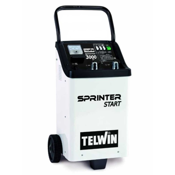 Telwin Sprinter 3000 Start akkulaturi ja käynnistyslaite, 12–24 V, 300 A