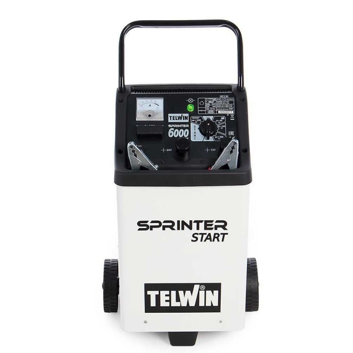Telwin Sprinter 6000 Start akkulaturi ja käynnistin, 12–24 V, 570 A