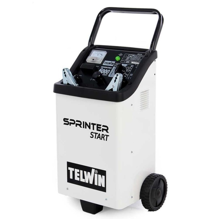 Telwin Sprinter 6000 Start akkulaturi ja käynnistin, 12–24 V, 570 A