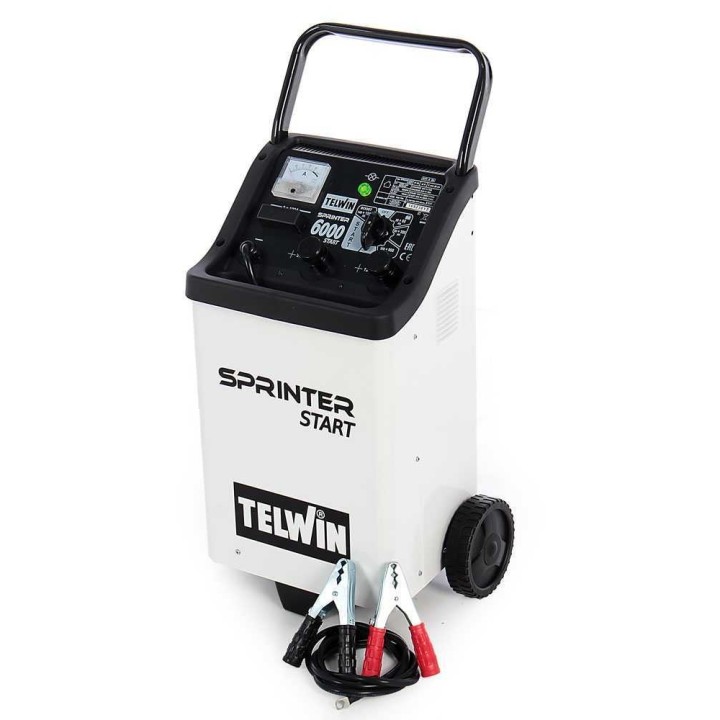 Telwin Sprinter 6000 Start akkulaturi ja käynnistin, 12–24 V, 570 A