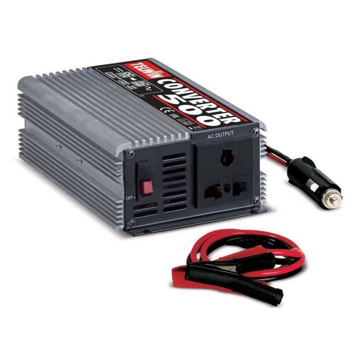 Telwin Converter 500 virtamuunnin, 500 W, 12 V DC – 230 V AC