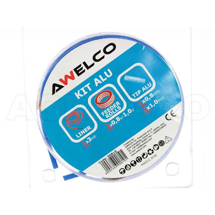 Awelco ALU -hitsaussetti PULSEMIG 250, alumiinihitsaukseen