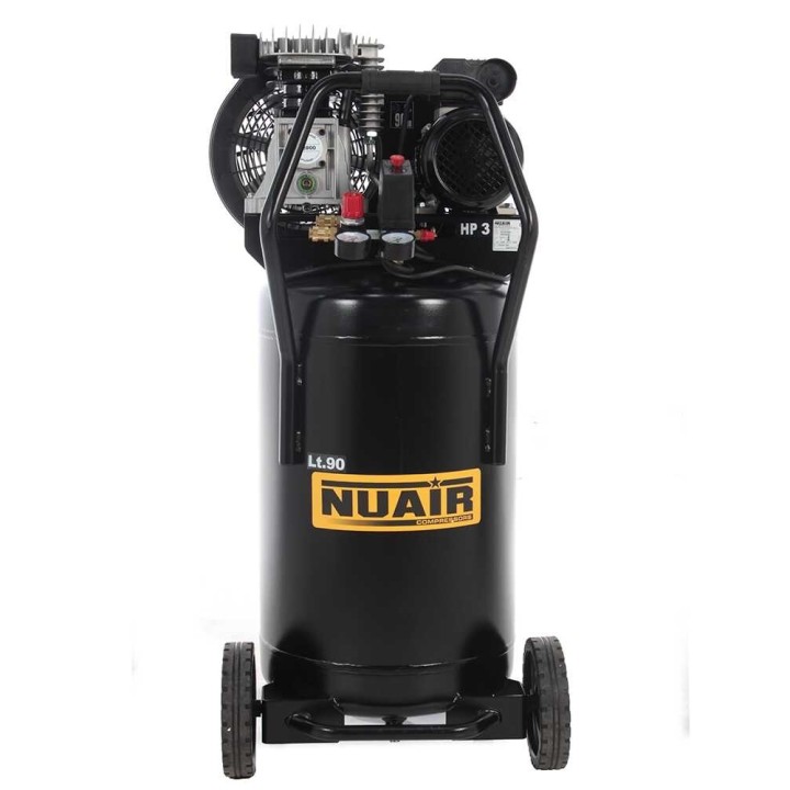 Nuair B2800B/3M/90V pystymallinen kompressori, 3 HP, 90 l, 230 V