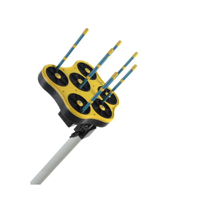 RagnOlive Light oliivinkorjuulaite, 12 V, 6 piikkiä, jatkovarsi