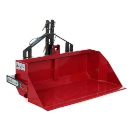 GeoTech 160 cm takapala traktoriin keskiraskas 700 kg mekaaninen kippaus