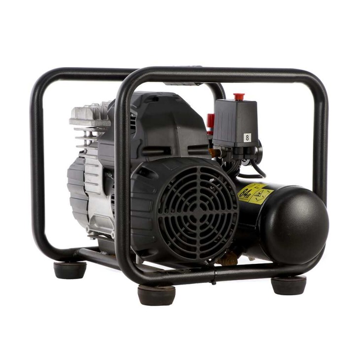 Nuair SIL 244/6 öljytön hiljainen kompressori, 1,5 HP, 6 l, 230 V