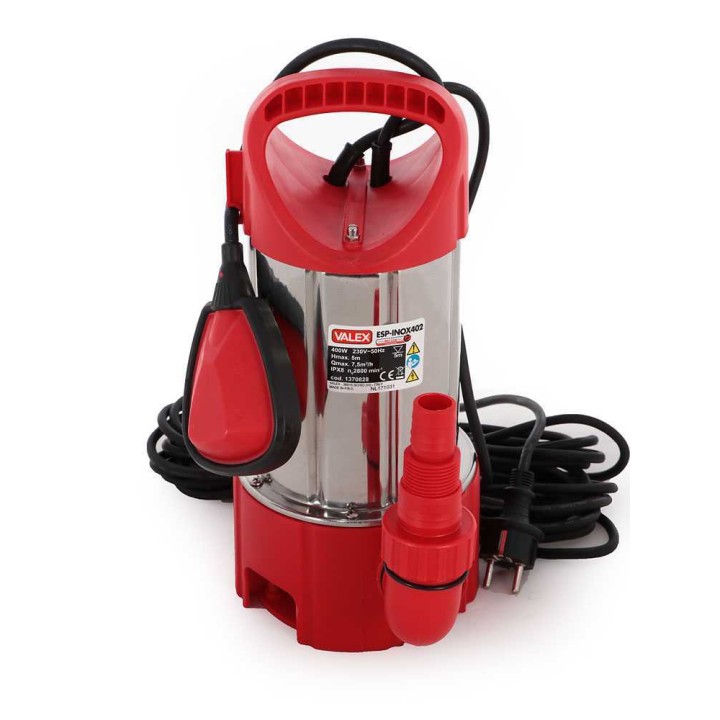 Valex ESP-INOX402 uppopumppu likavedelle, 400 W, 230 V, 7 500 l/h