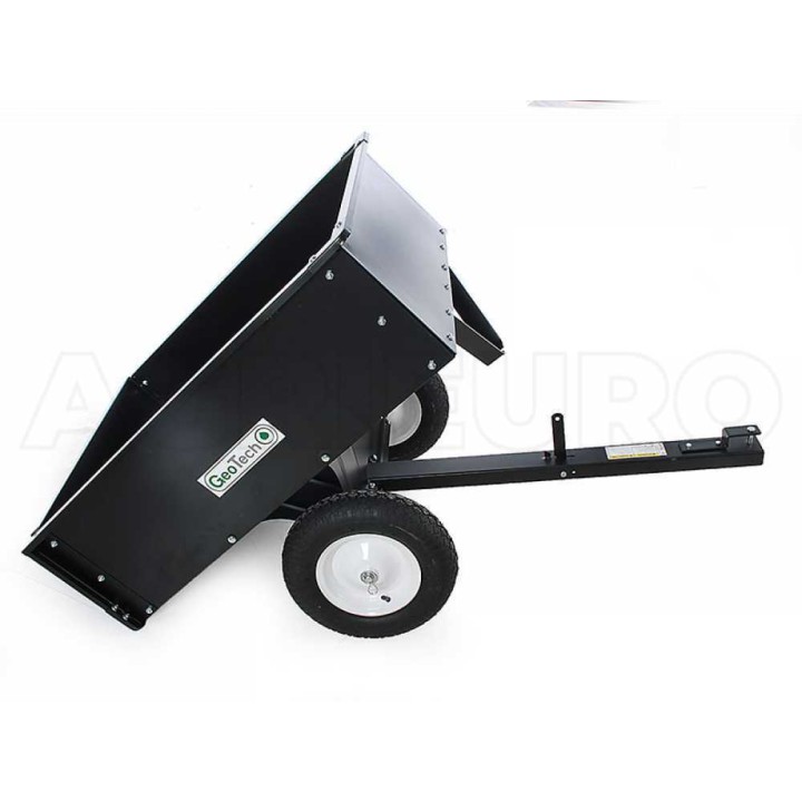 GeoTech TC3080D kippikärry ajoleikkuriin, 230 kg, 97 × 76 × 30 cm